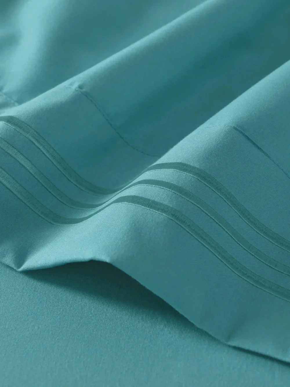 Soft Teal king 6 piece Sheet Set - Luxurious Bed Bedding